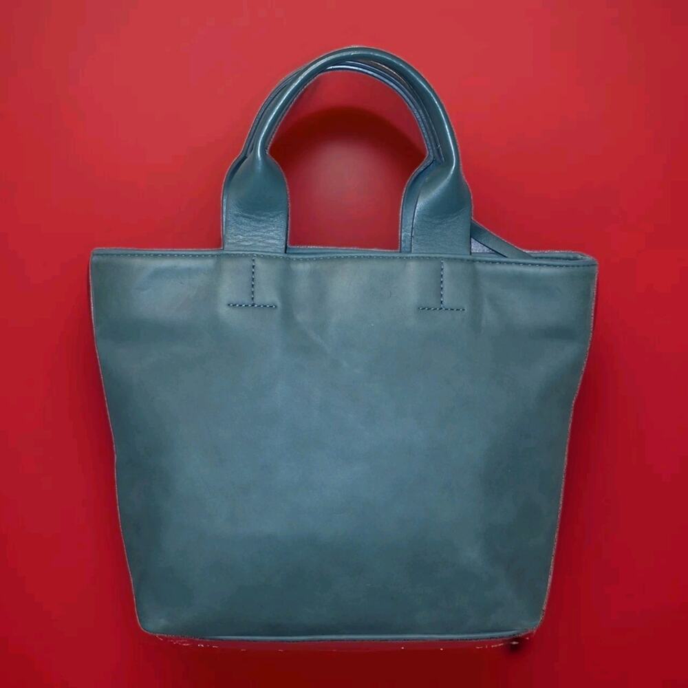 UNIVERSAL THREAD Dark Green Tote/Handbag/Crossbody VEGAN LEATHER WITH STRAP